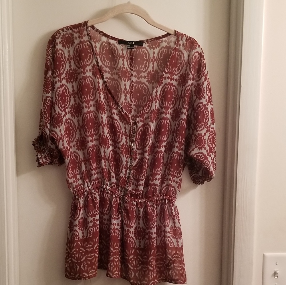 Forever 21 bono tunic L aztec